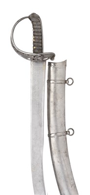 Lot 396 - **AN AUSTRIAN MODEL 1845 CAVALRY OFFICER'S SWORD