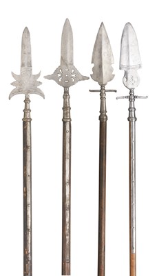 Lot 408 - **FOUR MILITARY SPONTOONS