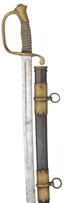 Lot 418 - **A U.S. MODEL 1850 STAFF AND FIELD OFFICER'S SWORD