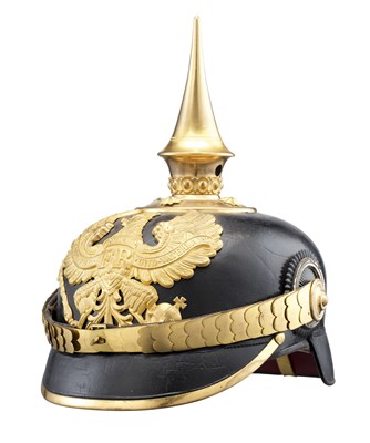 Lot 440 - **A GERMAN (PRUSSIAN) OFFICER'S PICKELHAUBE