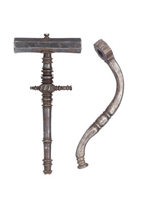 Lot 460 - **AN ITALIAN COMBINED TURNSCREW AND WHEEL-LOCK SPANNER