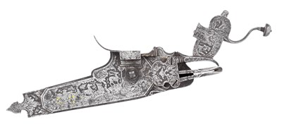 Lot 466 - **A BOHEMIAN DETACHED WHEEL-LOCK BY J. G. BOLTZ