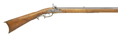 Lot 475 - **A .400 CALIBRE AMERICAN PERCUSSION LONG 'KENTUCKY' RIFLE