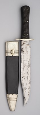 Lot 701 - A HUNTING KNIFE FOR THE AMERICAN MARKET, MAPPIN & WEBB, SHEFFIELD, CIRCA 1880