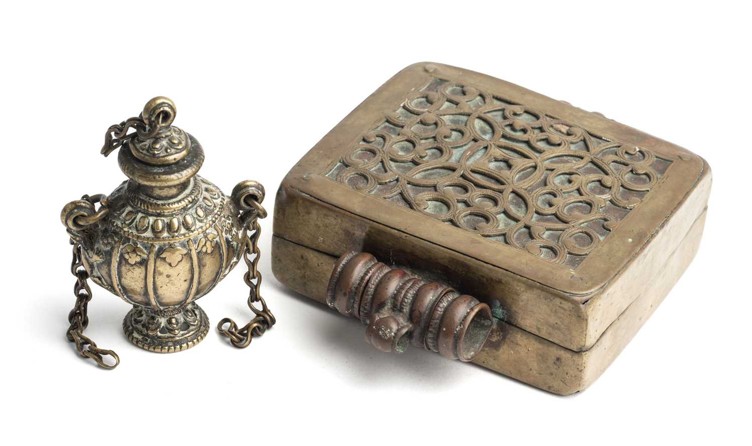 Lot 35 - TWO HIMALAYAN CONTAINERS