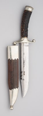 Lot 609 - A FINE BOWIE KNIFE, JOSEPH RODGERS & SONS, NO. 6 NORFOLK STREET, SHEFFIELD, LATE 19TH CENTURY