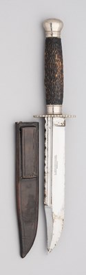 Lot 617 - A FINE BOWIE KNIFE, JOSEPH RODGERS & SONS, NO. 6 NORFOLK STREET, SHEFFIELD, LATE 19TH CENTURY