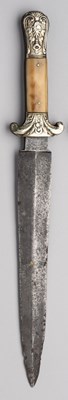 Lot 710 - AN ARKANSAS BOWIE KNIFE, MORTON & SON, SHEFFIELD, CIRCA 1850-60