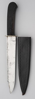 Lot 759 - A BOWIE KNIFE, PIGALL, LONDON, LATE 19TH CENTURY