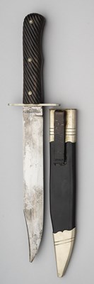 Lot 529 - AN IRISH BOWIE KNIFE, O’NEILL & THOMPSON, 7 HENRY STREET, DUBLIN, MID-19TH CENTURY