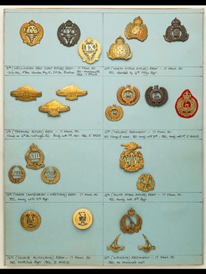 Lot 5 - New Zealand Regimental and Corps Insignia