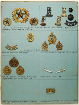 Lot 6 - New Zealand Regimental Insignia