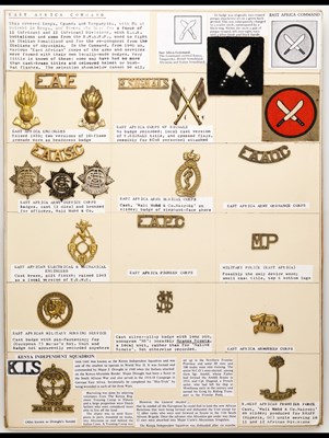 Lot 8 - Insignia of East African Colonial Forces