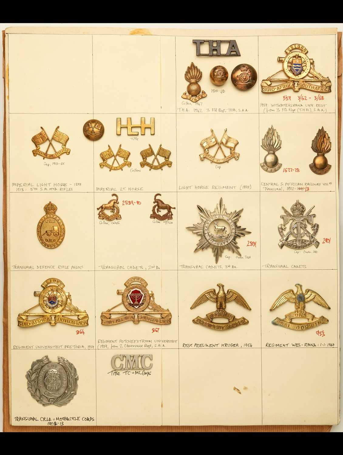 Lot 15 - Insignia of Transvaal and Orange Free State
