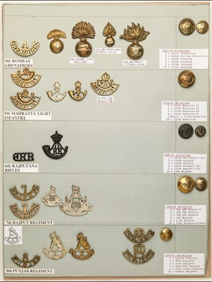 Lot 32 - Indian Infantry and Pioneers Insignia