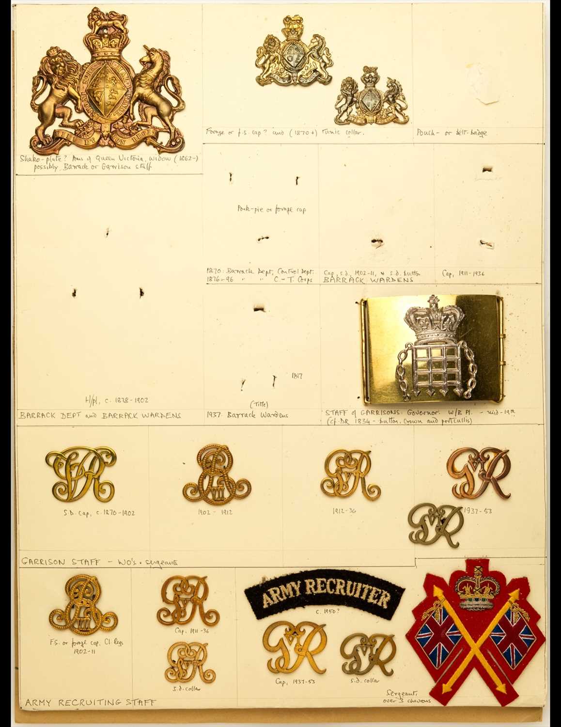 Lot 48 - Staff and General Service Insignia