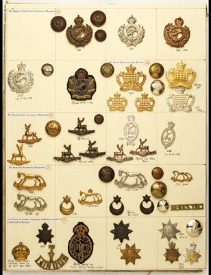 Lot 65 - Insignia of Yeomanry Regiments