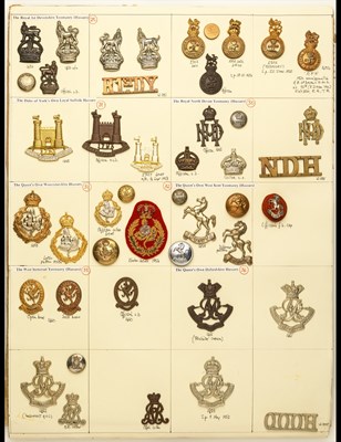 Lot 67 - Insignia of Yeomanry Regiments