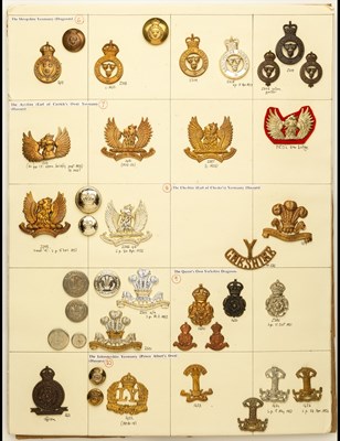 Lot 68 - Insignia of Yeomanry Regiments