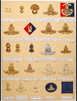 Lot 79 - Royal Artillery Headdress Badges