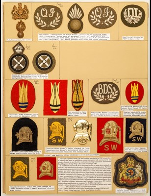 Lot 93 - Engineer Trade and Qualification badges