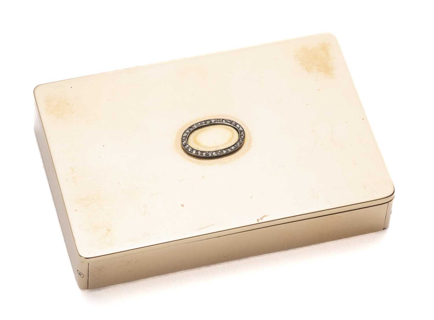 Lot 216 - AN AUSTRIAN GOLD BOX, RUDOLF STEINER, VIENNA,