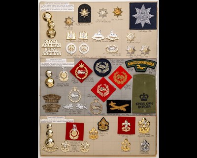 Lot 154 - Insignia of Infantry Regiments formed post-1959