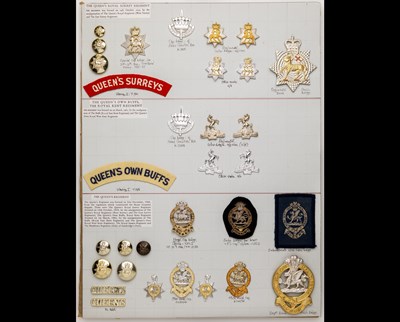 Lot 155 - Insignia of Infantry Regiments formed between 1959 and 1970