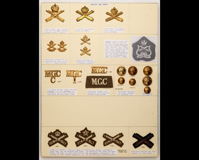 Lot 190 - Insignia of the Machine Gun Corps