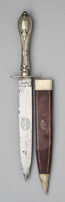 Lot 692 - A MASONIC DAGGER, HOBSON, LATE 19TH CENTURY