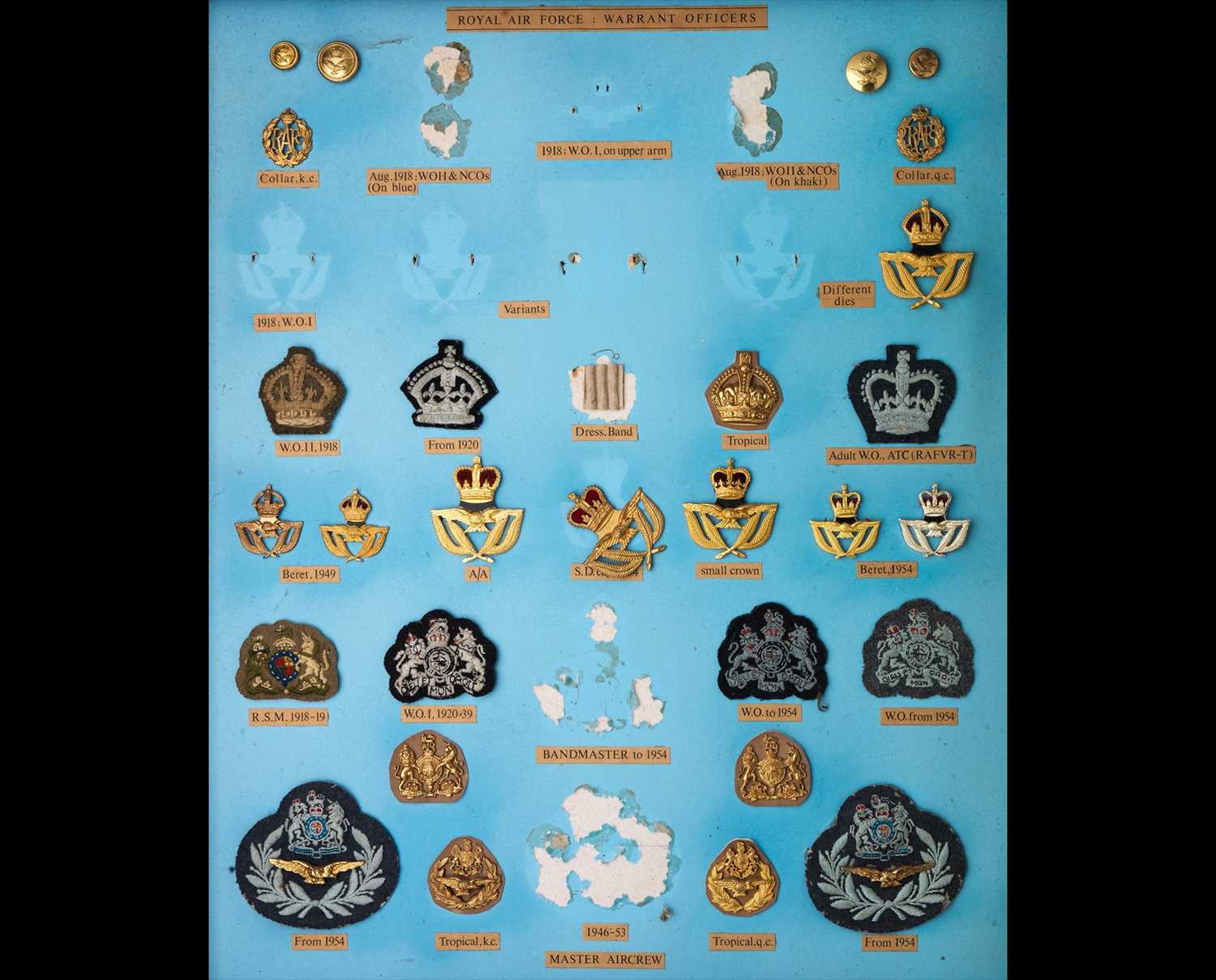 Wo Rank Raf Lot 440 - Royal Air Force Warrant Officer Grades 1 and