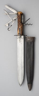 Lot 507 - A RARE INDIAN DAGGER, BODRAJ, AURUNGABAD, SECOND HALF OF THE 19TH CENTURY