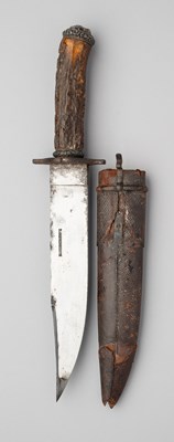 Lot 502 - AN INDIAN BOWIE KNIFE, T. ARNACHELLUM, CIRCA 1880