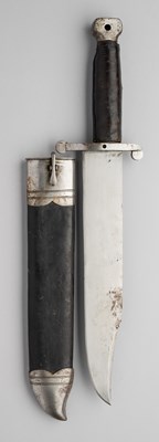 Lot 513 - AN INDIAN BOWIE KNIFE, LATE 19TH CENTURY