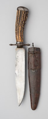 Lot 515 - AN INDIAN BOWIE KNIFE, 20TH CENTURY