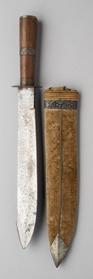 Lot 517 - AN INDIAN BOWIE KNIFE, LATE 19TH/20TH CENTURY