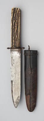 Lot 504 - AN INDIAN BOWIE KNIFE, ARNACHELLUM, SALEM, CIRCA 1880