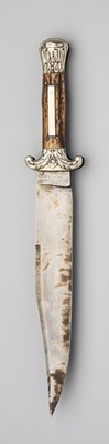 Lot 697 - A BOWIE KNIFE, LINGARD, PEACROFT, SHEFFIELD, PROBABLY 1870