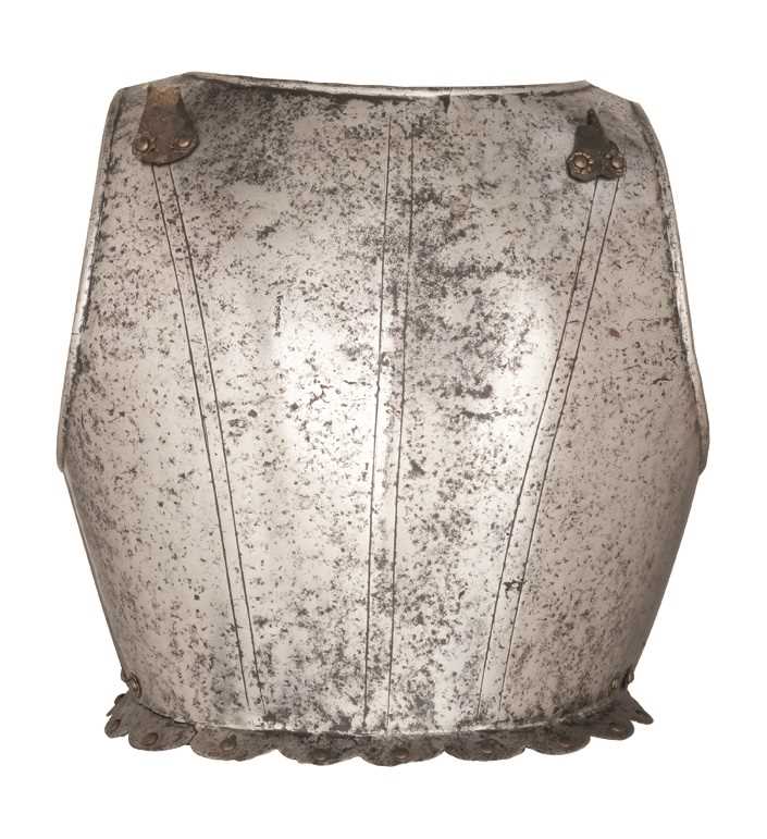 Lot 217 - A EUROPEAN BACKPLATE