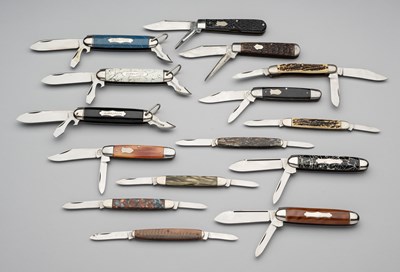 Lot 527 - TEN PENKNIVES, SYRACUSE KNIFE CO., NEW YORK, AND FIVE FURTHER AMERICAN PENKNIVES, 20TH CENTURY