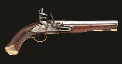 Lot 339 - **A .650 CALIBRE NEW LAND PATTERN FLINTLOCK PISTOL