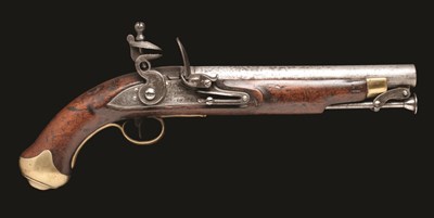 Lot 341 - **A .650 CALIBRE NEW LAND PATTERN FLINTLOCK PISTOL