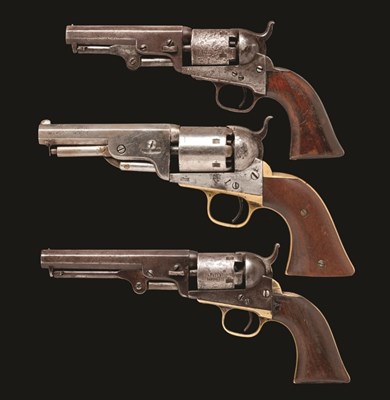 Lot 349 - **A .31 CALIBRE U.S. COLT MODEL 1849 FIVE SHOT PERCUSSION POCKET REVOLVER