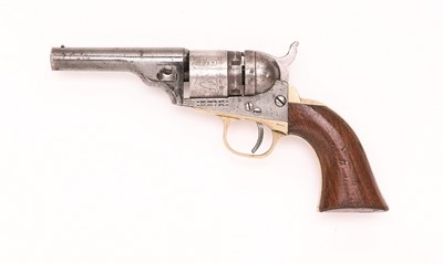 Lot 350 - A .36 CALIBRE RIM-FIRE U.S. COLT MODEL 1871/72 CARTRIDGE CONVERTED POCKET REVOLVER