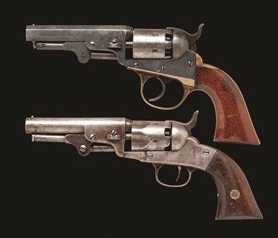 Lot 356 - **A .31 CALIBRE U.S. J.M. COOPER SECOND MODEL FIVE SHOT PERCUSSION REVOLVER