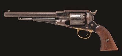 Lot 358 - **A .44 CALIBRE U.S. REMINGTON NEW MODEL ARMY SIX SHOT PERCUSSION REVOLVER
