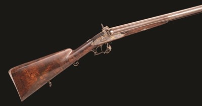 Lot 367 - **A D.B. 12 BORE FRENCH PERCUSSION SPORTING GUN BY CUSSON A CLERMONT FERRAND