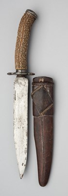 Lot 505 - AN INDIAN BOWIE KNIFE, ARNACHELLUM, SALEM, CIRCA 1880