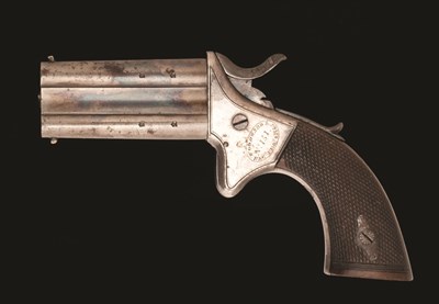 Lot 393 - A .25 CALIBRE RIM-FIRE WOODWARD'S PATENT TURN-OVER PISTOL