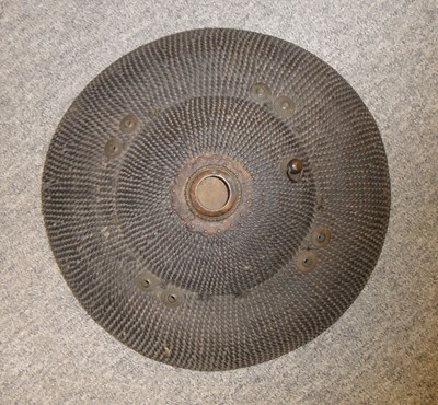 Lot 37 - A JAPANESE WAR HAT (JINGASA)